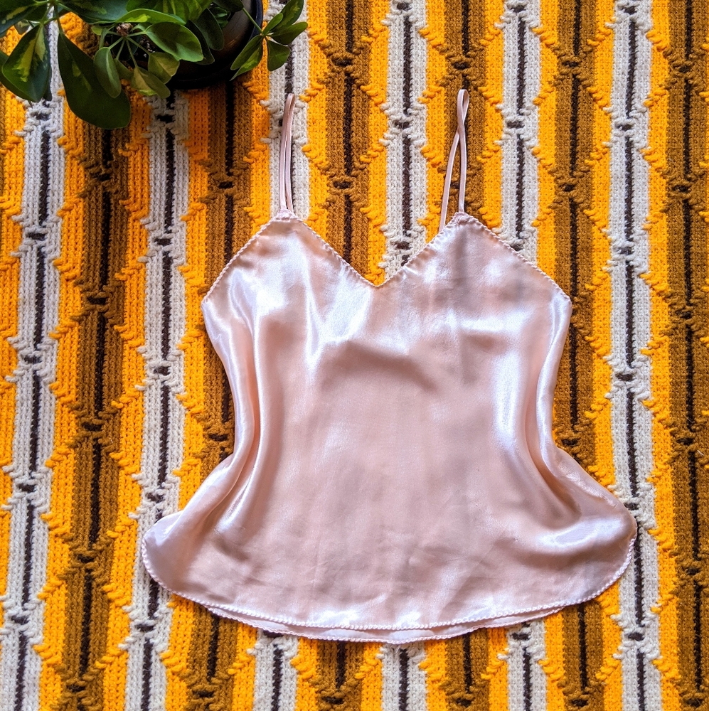 Vintage Silky Lingerie Top